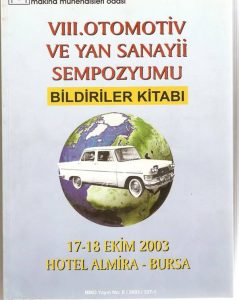 VIII. Otomotiv ve Yan Sanayi Sempozyumu